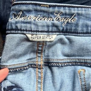 Size 14 short jeans bundle American Eagle and Faded Glory